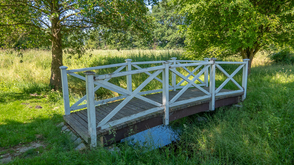 Brücke im Teich Losentitz