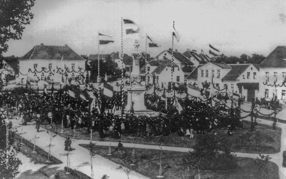 Einweihung des Kriegerdenkmals 18.10.1884