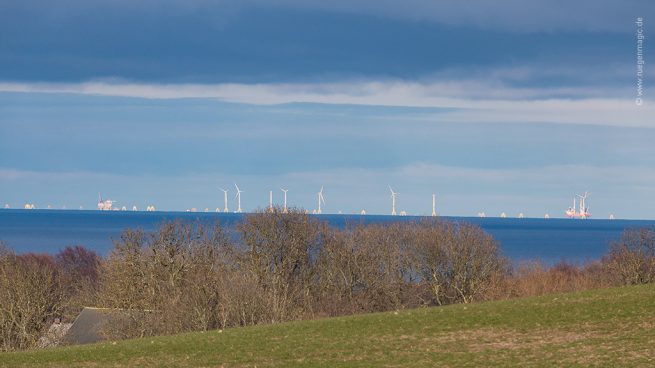 Der Wikinger Windpark vor Rügen