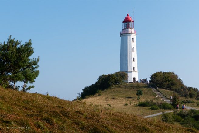 Der Leuchtturm Dornbusch auf Hiddensee