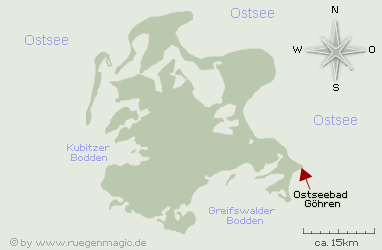 Karte Ostseebad Göhren