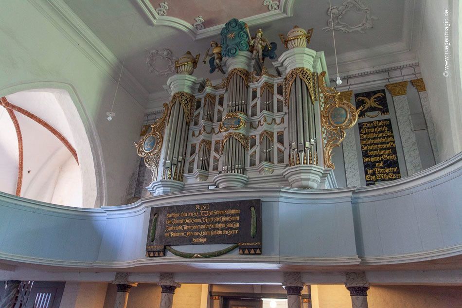 Werk des Orgelbauers Christian Erdmann Kindten