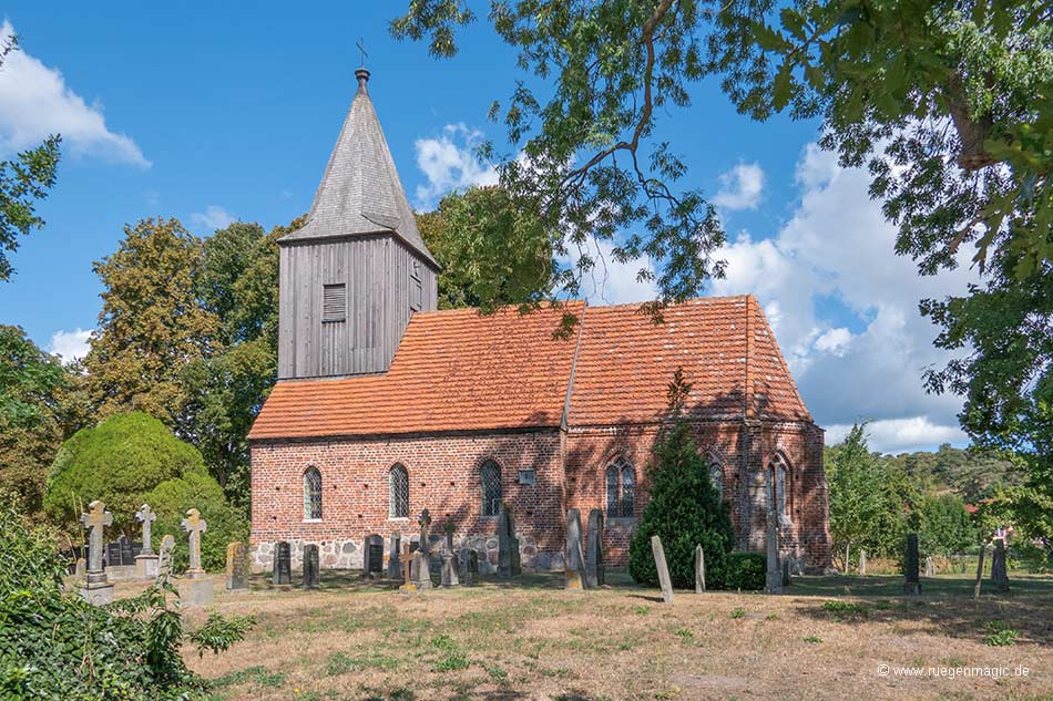 Kirche Groß Zicker von 1400 – das älteste erhaltene Gebäude auf Mönchgut