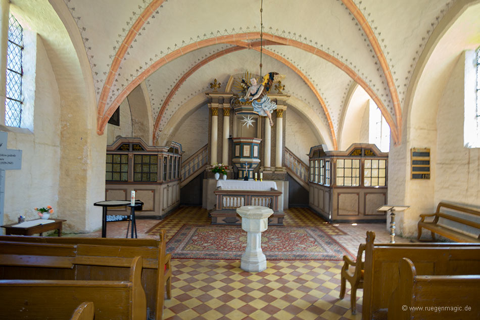 Kirchsaal der Zirkower Kirche