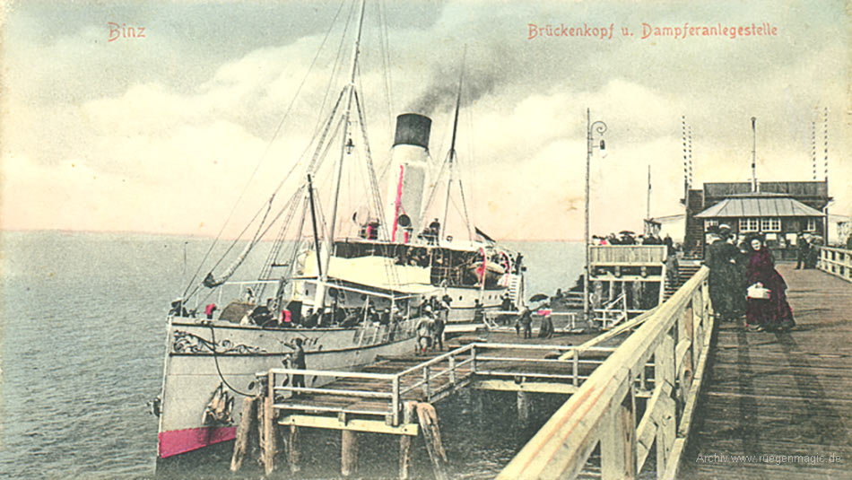 Anleger am Seebrückenkopf um 1905