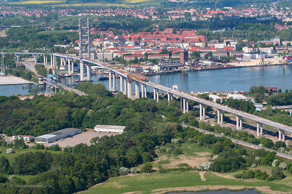 Anreise über die Rügen-Brücke