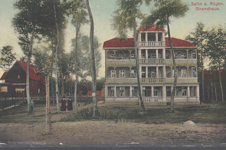 Strandhaus im Ostseebad Sellin um 1900