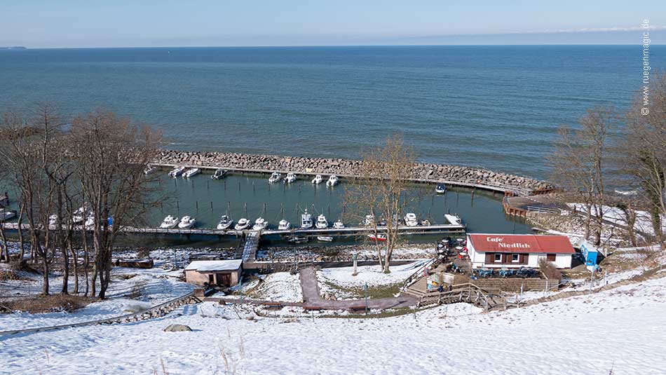 Hafen Lohme im Winter