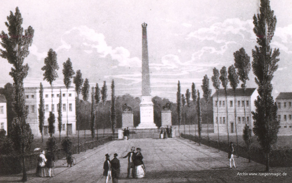 Obelisk auf dem Putbusser Circus