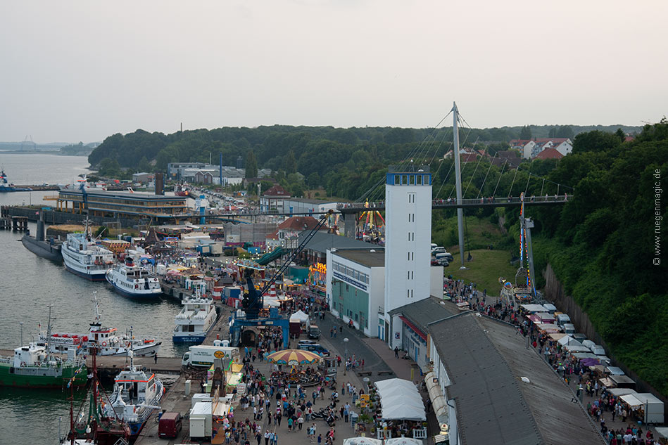Blick auf die Rügener Hafentage