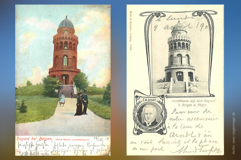 Postkarten von 1914 und 1904