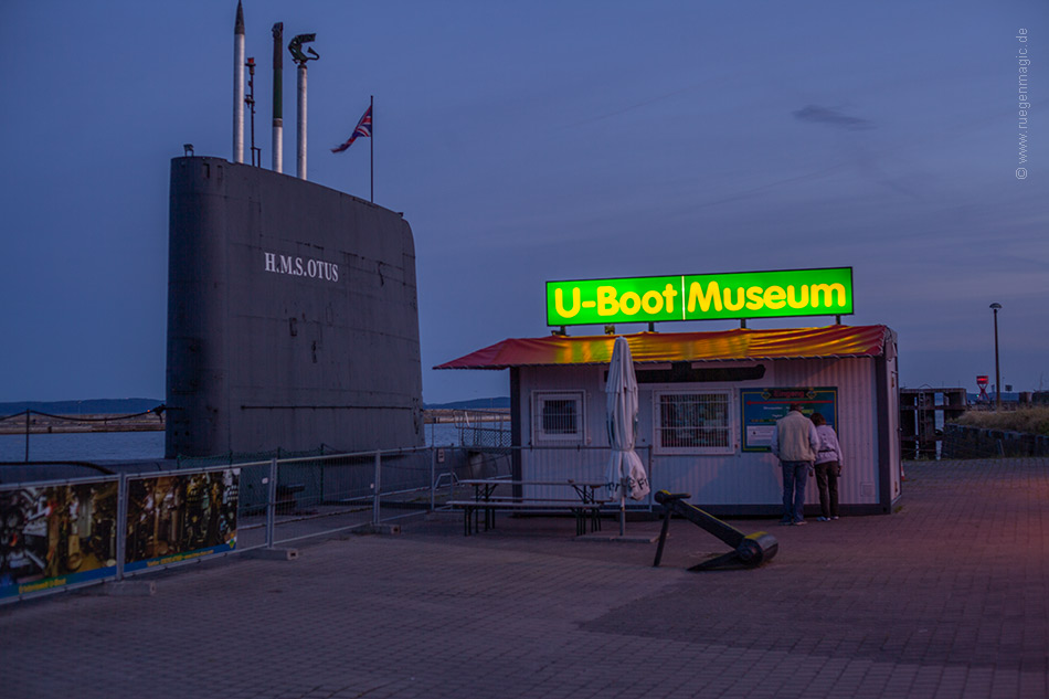 Abends am U-Boot-Museum
