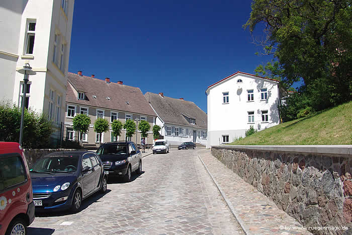 Die Billrothstraße in Bergen auf Rügen