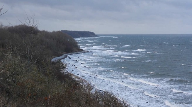 Blick vom Steilufer der Nordküste der Halbinsel Wittow