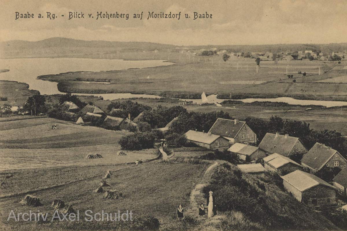 Historische Sicht über Moritzdorf