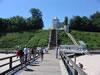 Die Treppe zur Seebrücke (45kb)