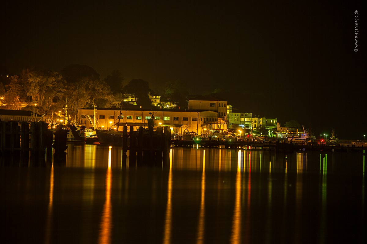 Sassnitzer Stadthafen Nachts