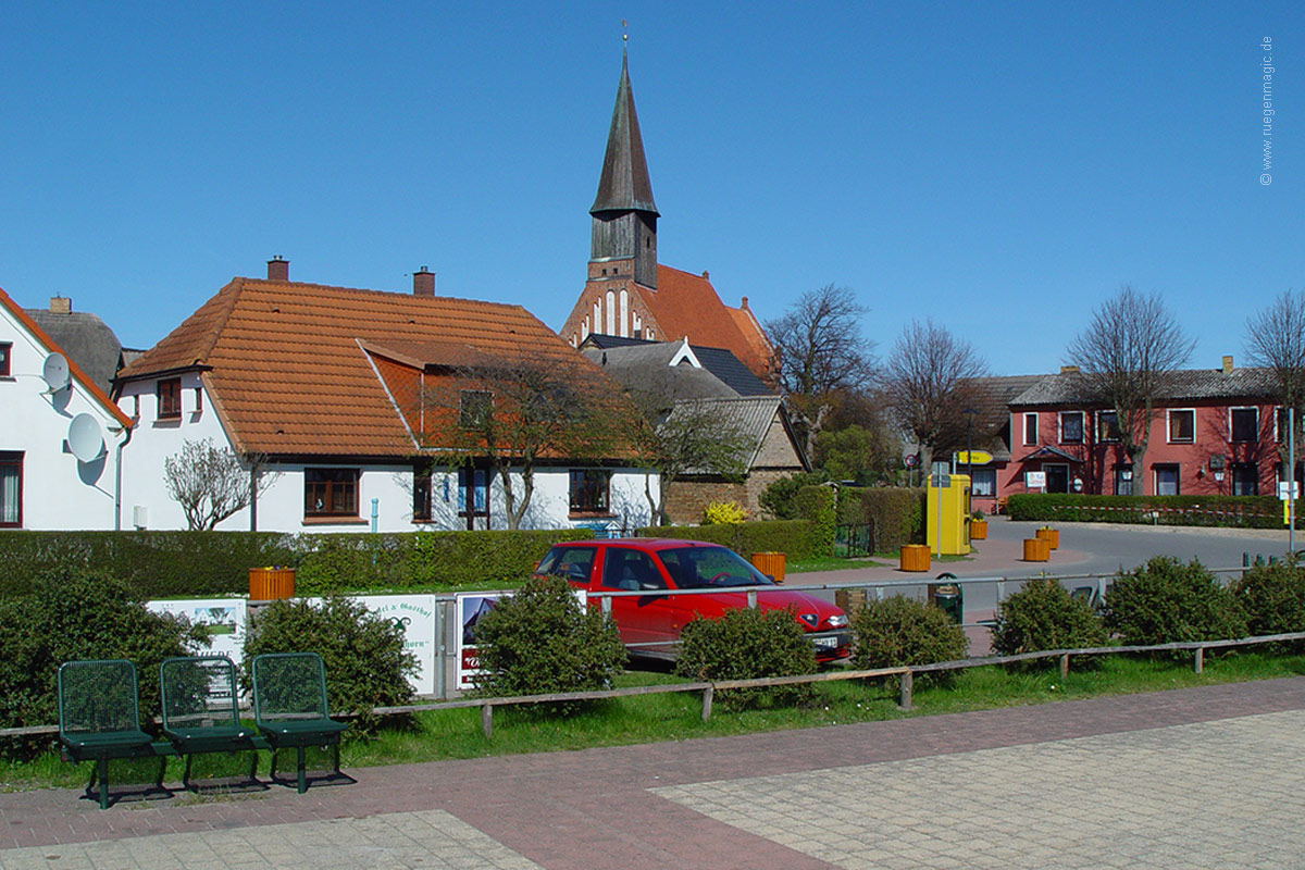 Blick ins Dorf Schaprode