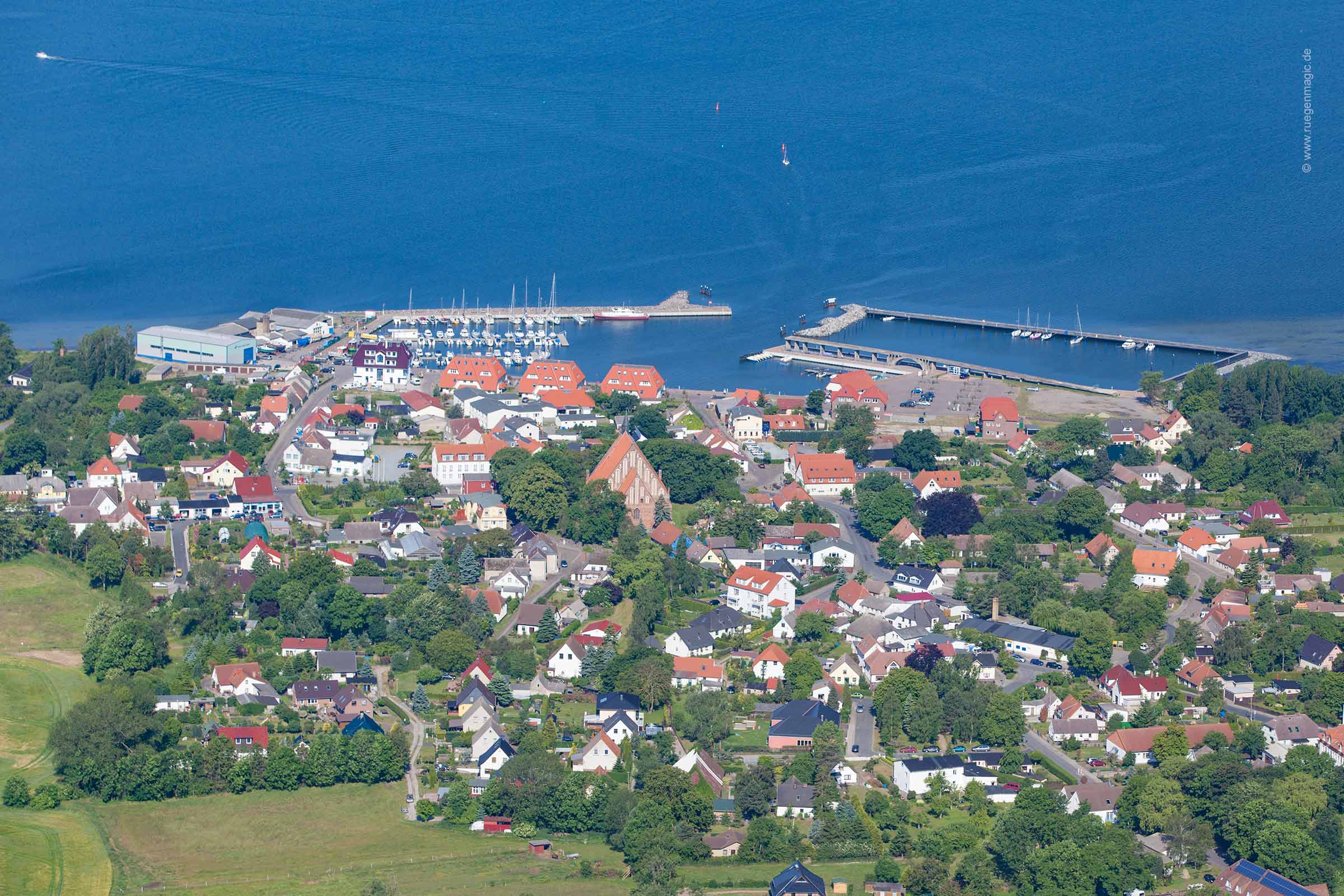 Vorschau Luftaufnahme Wiek Insel Rügen