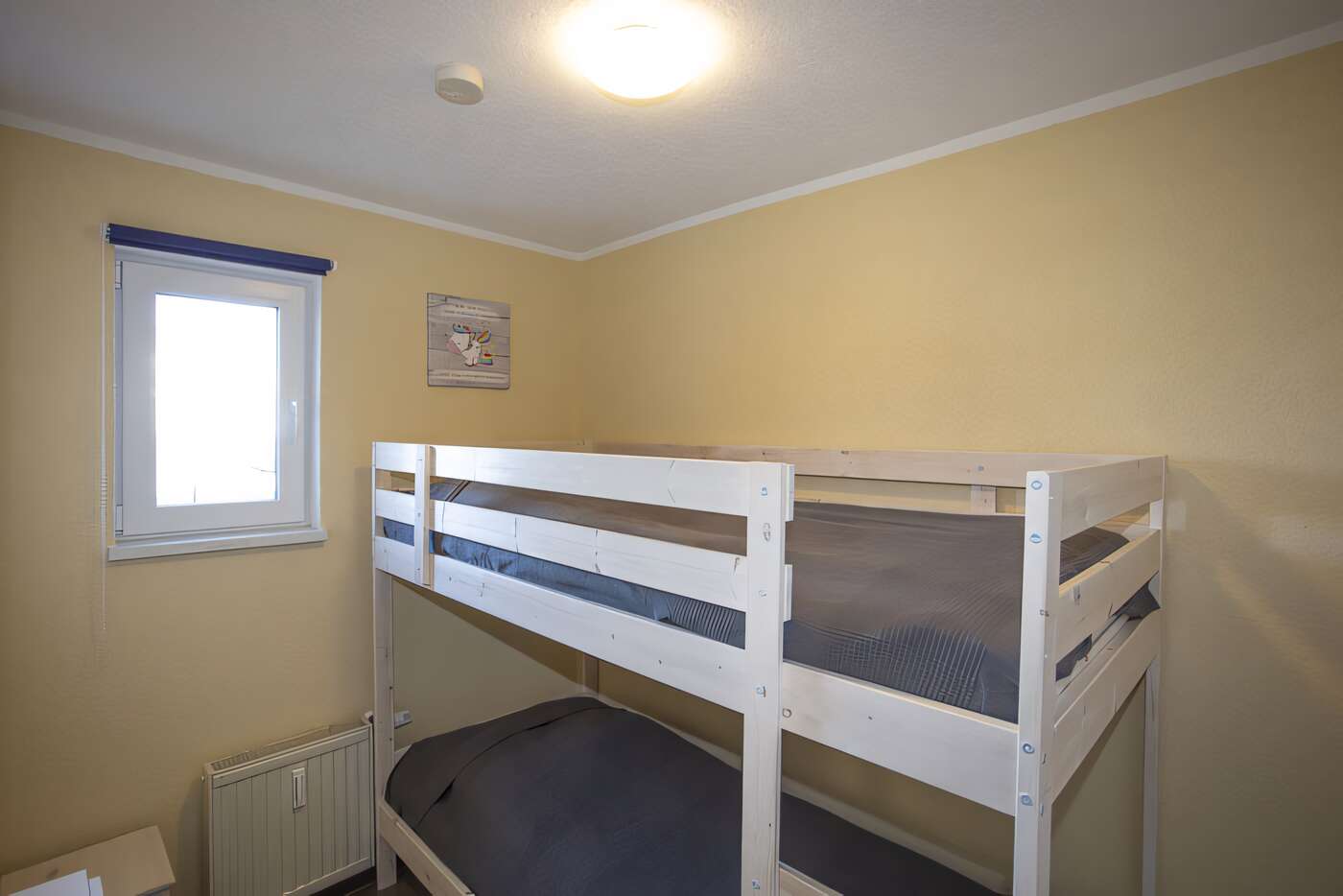 zweite Schlafzimmer mit Etagenbett