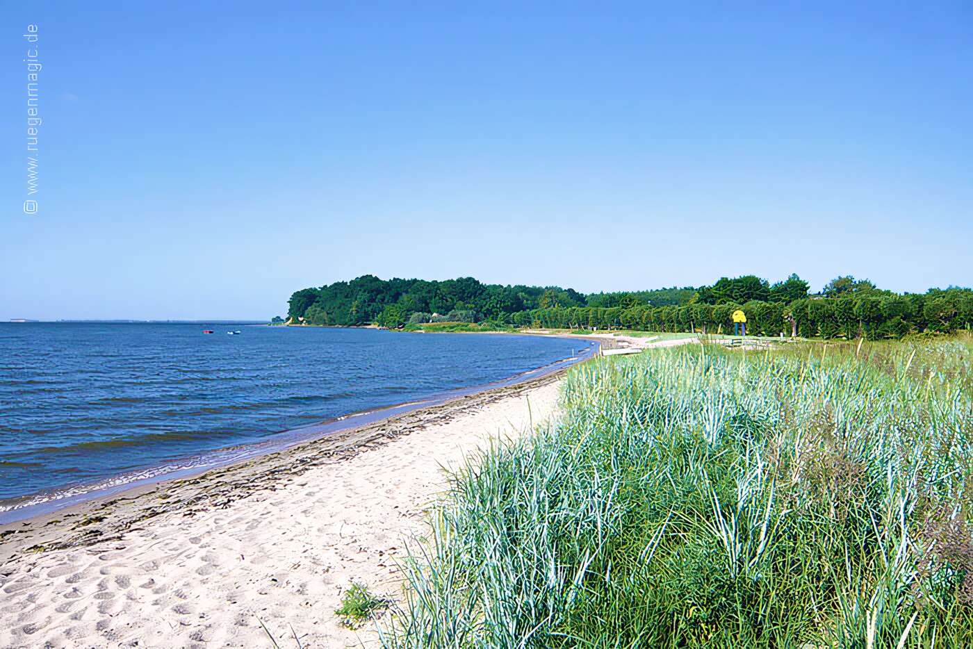 Der ca. 1km entfernte Strand von Neuendorf
