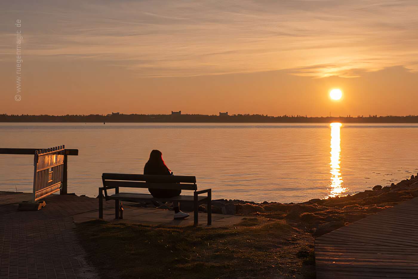 Sonnenuntergang am Strelasund