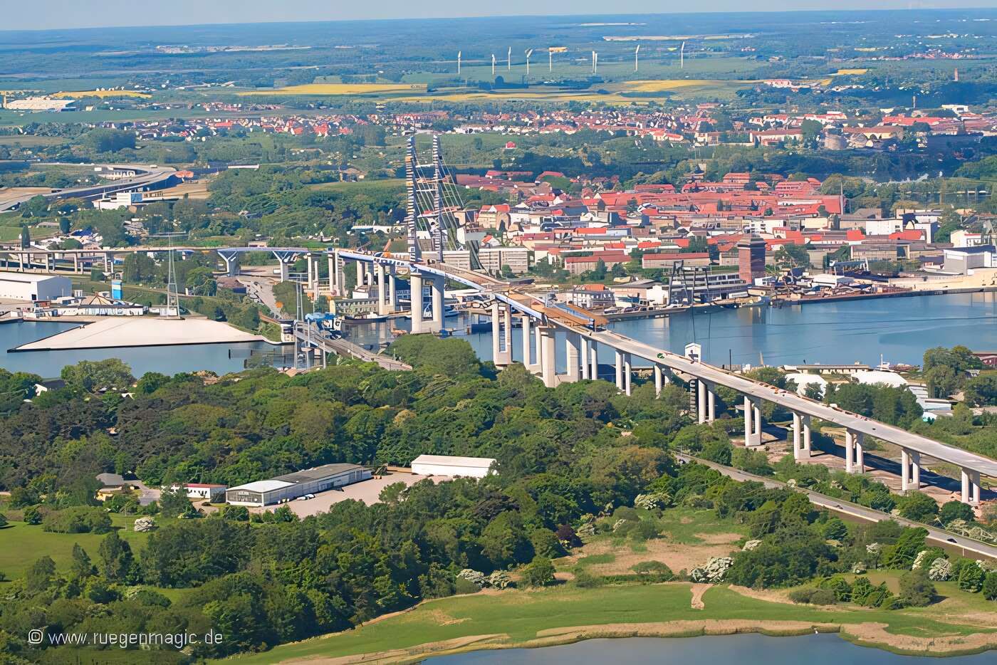 Luftaufnahme der Hansestadt